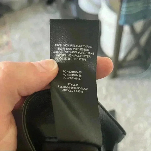 Wilfred Melina High Waisted Black Vegan Leather Pants Women’s Size 16 NWT - Picture 15 of 16